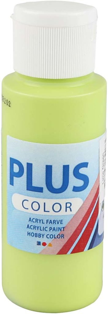 Plus Color acrylverf, lime green, 60ml [HOB-39669]